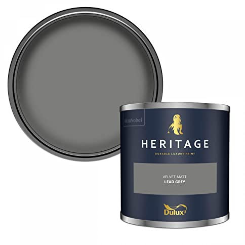Dulux Trade Heritage Velvet Matt Emulsion Lead Grey - 2.5ltr
