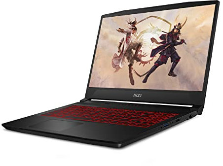 MSI Katana GF66 12UC-820XES - Ordenador portátil gaming 15.6 FHD (1920*1080), 144Hz (Intel i7-12650H, 16GB RAM, 512 GB SSD, RTX 3050-4GB, Free DOS) Core Black - Teclado QWERTY Español