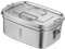 Stainless Steel Lunch Boxes, 1500ml(1200ml+300ml) 2-Tier Large Capacity Bento Box for Adults & Kids with Secure Locks & Food Divider, Crack-Resistant Portable Lunch Container