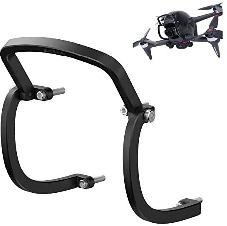 POFET Bumper Protection Lens Bar für DJI FPV Drone Lens Gimbal Protector Rod Anti-Kollisions-Aluminiumlegierung Zubehör (Schwarz)