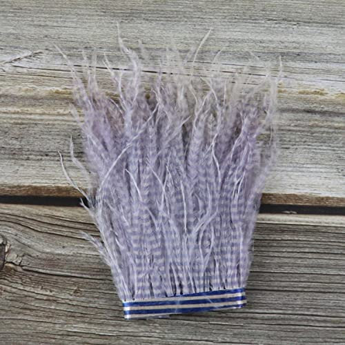 Straußenfeder-Accessoires Craftsnähen in Kleidern Drucken Trim auf dem Band Federn Meterware DIY Fransen 10-15CM-09,10-15cm