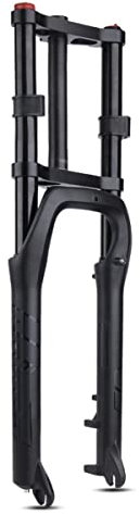 LHHL 27.5/29 Pollici MTB Forcella Ammortizzata Travel 140mm Forcella Anteriore Fat Bike Downhill MTB Tubo Dritto Forcelle for Bicicletta 1-1/8 (Material : 26 inch)