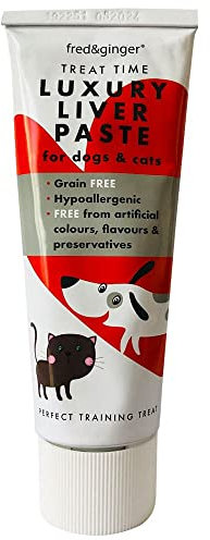 Fred & Ginger Luxury Liver Paste For Cats and Dogs 12x75gm