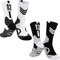 MAHZA 2er-Pack Elite-Basketball-Socken Team Nummer Socken Kompression Unisex Baumwolle Sportliche Socken Fans Geschenk (13,F)