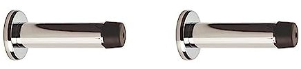 Carlisle Brass AZ21CP Serozzetta Wall Mounted Door Stop, Polished Chrome, 71 mm (Pack of 2)