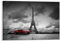 Puzzle 1000 Teile，Künstlerisches Bild vom Eiffelturm mit Retro-Auto in Schwarz-Weiß，Kinderspielzeug Dekompressionsspiel Klassisches Spiel Puzzle（75x50cm）-166