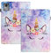 LSPCASA Carcasa para Lenovo Tab M11 11.0 Pulgadas PU+TPU Material Funda Tablet Lenovo M11 con Ranuras para Tarjetas Fundas con Cierre Magnético Unicornio