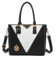 Miss Lulu Damen LG1641 BK Damentasche mit Tragegriff Oben, Nero-1