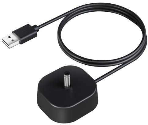 KOPBTBOY USB Elektrische Zahnbürste Ladegerät für Fairywill/Bitvae/Seago/Demita/Dada Tech/Gloridea, Elektrische Zahnbürste USB ladekabel (Black Base)