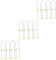 MAGICLULU 48 Stk U-clip Rollclips Lockenwickler Clip Hitzefreier Gel-lockenwickler Heißrollenclip Ersetzen Elektrische Lockenwickler Riesiges Blasen-kit Reisen Nadelrollen Edelstahl 304 Haar