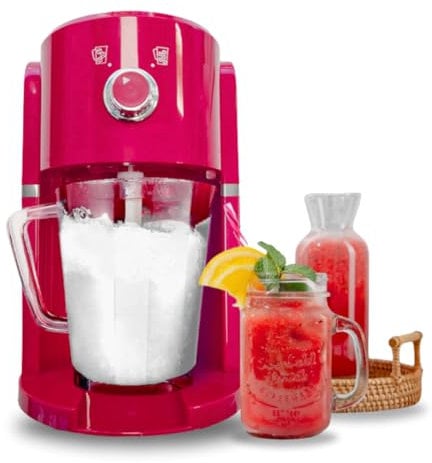 Chef-o-matic Tritaghiaccio elettrico Frozen Drinks, lama in acciaio inox, capacità 1,1 l granite, cocktail, bevande fredde, combinate, yogurt gelato, 30 w