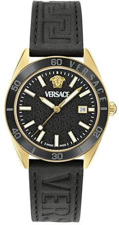 Versace Herren Analog Quarz Armbanuhr V-Dome