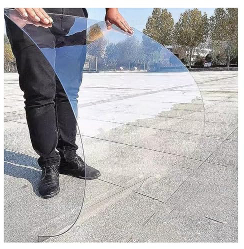 Panneaux de toit en polycarbonate transparent pour auvent extérieur, abri de jardin, housse imperméable pour serres, abris de jardin et abris auto, facile à couper 0,6 x 20 m