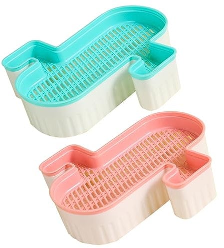BELLIFFY 2pcs Cat Grass Planter Hydroponic Container for Indoor Cats Soilless Planting Box Water Capacity Lightweight Catnip Growing Kit