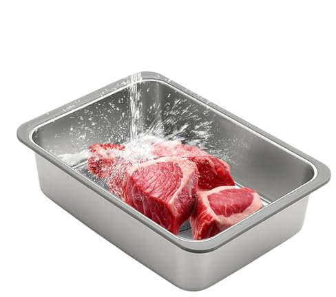 Fregadero De Cocina - Fregadero De Utilidad Exterior, Fregadero De Lavandería De Acero Inoxidable | Fregadero De Camping Para Exteriores, Fregadero Portátil Para Balcones Y Patios Para Un Uso Fácil,