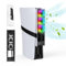 Ventilador RGB para PS5 Pro, accesorios de refrigeración eficientes con 3 ventiladores, ventilador silencioso con velocidad ajustable, puerto USB 3.0, ventilador para PS5 Pro/PS5 Slim Disc/Digital