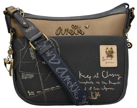 Anekke Umhängetasche Schultertasche Boutique Crossbody Bag Multicolor dunkelblau