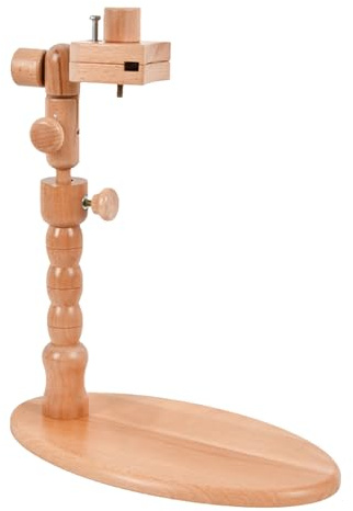 Stand - Embroidery Hoop Holder Desk Clamp Rotatable Frame Adjustable Stitching Rack | Ideal for Crafting, Sewing, DIY Projects, Tabletop, Studio, Hobby Room, Home, Workshop, Creative Work