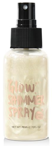 Glitzer Spray for Haare und Körper-Glitzer Spray Kleidung-Glitzerne Hochglanz-Sprühflüssigkeit mit Feinen Glitzerpartikeln- Vegan & Leicht Abwaschbar-Glitzerspray