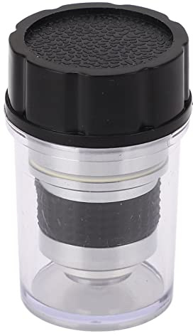 Pongnas Objectif de Microscope 100X de qualité Supérieure, Remplacement de Taille RMS pour la Recherche Professionnelle et l'analyse des Matériaux