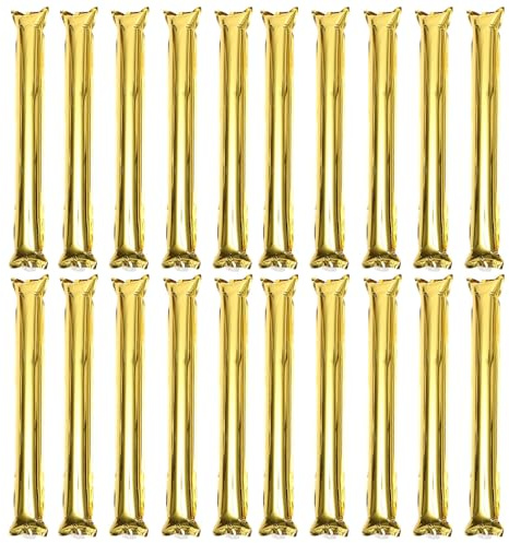 SECFOU Bâtons de Bruit de Fête Coupe du Monde, Bâton Long Gonflable en Plastique Léger et Portable, Accessoire pour Jeux Sportifs et Compétitions