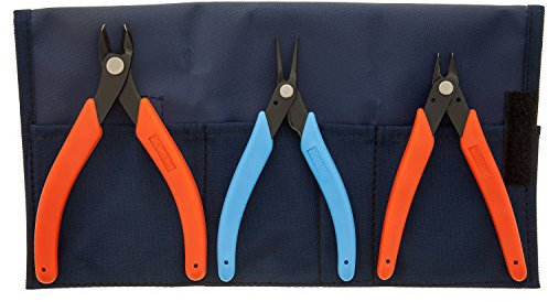 Xuron TK2200 Werkzeugset für Modelleisenbahner Gleisschneider für weiche Gleise Pinzettzange Plastikseitenschneider Railroader's Tool Kit