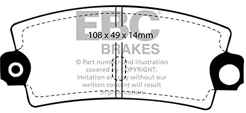 EBC Brakes DP3189C Redstuff Brake Pads