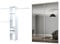 SPACEPRO Heritage 2x Sliding Wardrobe Doors 226cm x 149.9cm White Frame Mirror