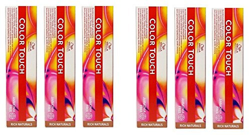 Wella Color Touch 5/37 hellbraun gold-braun 6 x 60 ml Rich Naturals Intensiv-Tönung CT