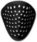 goooods Demi-masque respiratoire en caoutchouc souple non toxique pour adultes