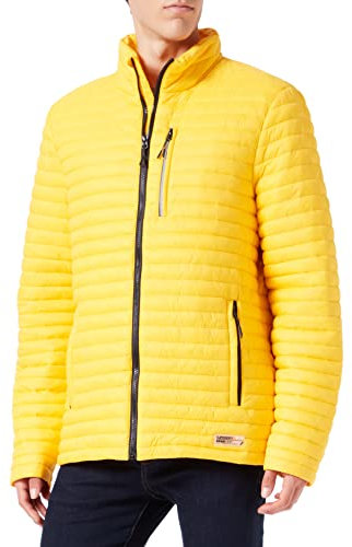 Superdry Micro Quilt Thru Packaway Fuji Blouson, Jaune (Bright Yellow F01), XL Homme