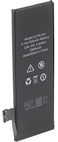 Batterie compatible avec Apple iPhone 5c 616-0667, 616-0720, G69TA007H, PP11AT11S-1 Batterie compatible avec iPhone 5C (non originale)