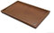 K&K Keramik Unterschale für Bonsaischale 30x18 cm, braun-glänzend