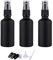 2oz Small Glass Essential Oils Spray Bottles, Fine Mist Frosted Black Spray Bottles (Set Of 3)