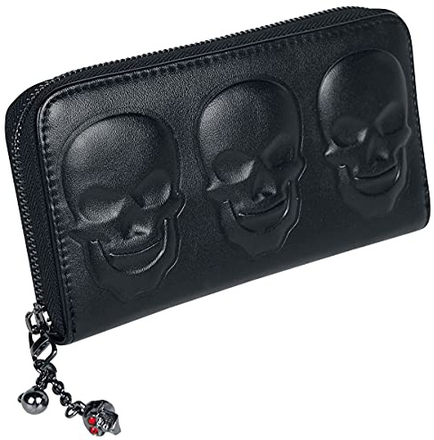 Banned Alternative Menth Frauen Geldbörse schwarz Gothic, Horror, Rockwear Standard