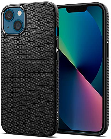Spigen Liquid Air Case Compatible with iPhone 13 - Matte Black