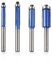 LEONTOOL 4-teiliges Bündigfräser-Set, 6,35 mm (1/4 Zoll) Schaft, oberes Lager, Bündigfräser, Fräsen, Schneiden, Holzbearbeitungswerkzeug zum Trimmen von Regalkanten, Furnieren oder Laminaten