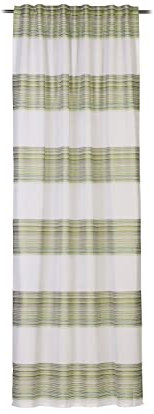 Gözze Ambiente Trendlife Russel Vorhang verdeckte Schlaufe 140x245cm Farbe grün