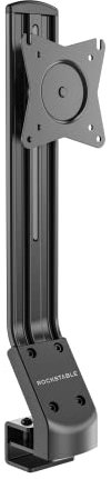 Rockstable Monitorarm, 13-32 Zoll Flat oder Curved Bildschirme, Monitorhalterung max. 8kg pro Monitor, VESA 75x75/100x100, Schwarz