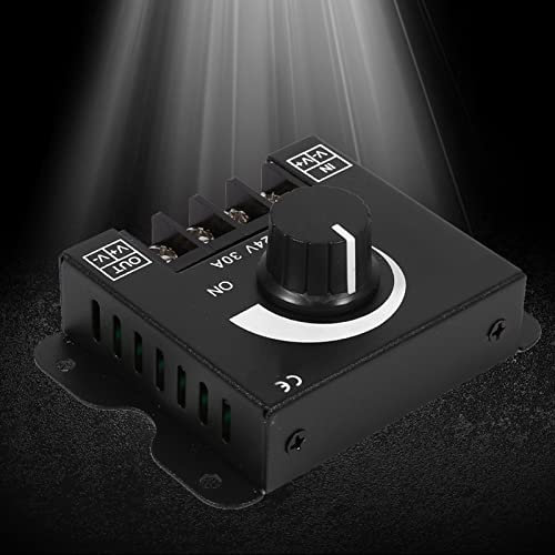 Tyenaza Strip Led Dimmer, 12V-24V 30A Led Switch Dimmer Controller Manueller Betrieb für Strip Light Single Color