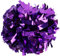 Gbateri Cheerleader-Pompons mit Taktstockgriff, metallisch, 15,2 cm, Cheerleader-Pompons für Schule, Spirit, Sport, Tanzen, Jubeln, Mädchen, Erwachsene, Lila, 2 Stück