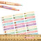 Pandawal® Namensaufkleber - Kleidung und Gegestände Kindergarten Kita Schule für Kinder (35 x 6 mm)