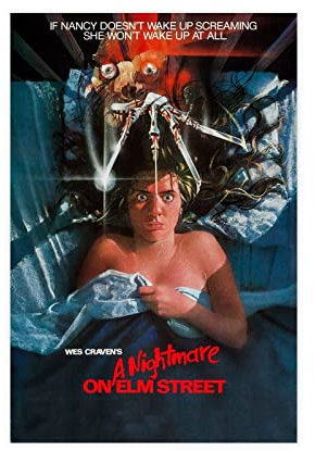 HDTS Klassischer Film A Nightmare on Elm Street Poster Leinwand Poster Wandkunst Dekor Druck Bild Gemälde für Wohnzimmer Schlafzimmer Dekoration Rahmen: 30 x 45 cm