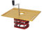 Router Table Lfit, Router Lift System Diseño Estándar para Carpintería(Oro)