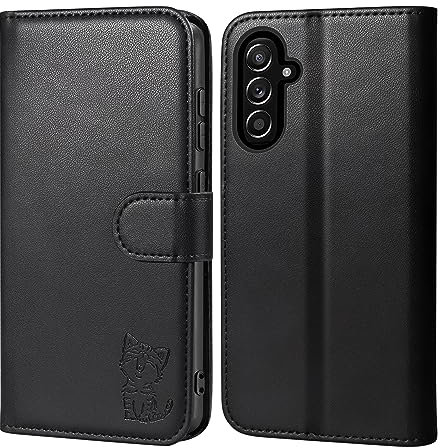 Handyhülle für Samsung Galaxy A34 5G Hülle Leder für Samsung A34 Hülle Klappbar Flip Stoßfeste Leder Wallet Case Cover Schutzhülle für Samsung Galaxy A34 Hülle