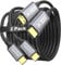 UANTIN USB C to HDMI Cable 1.8M | 4K USB 3.1 Type-C to HDMI 2.0 Cord [Thunderbolt 3/4 Compatible] with MacBook Pro/Air,Galaxy S8 to S23,iPhone 15/Pro/Plus/Max,iPad Pro, iMac, Surface - 2 Pack