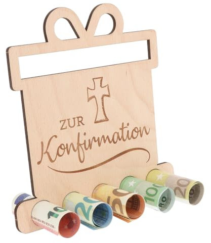 Spruchreif | Geldgeschenk zur Konfirmation – Originelles Geschenk aus Holz für Konfirmanten | Perfekte Geschenkidee für Konfirmationsfeiern
