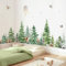 decalmile Wandtattoo Baum Große Kiefer Wandaufkleber Waldtiere Hirsch Bär Fuchs Wandsticker Kinderzimmer Wohnzimmer Schlafzimmer Wanddeko
