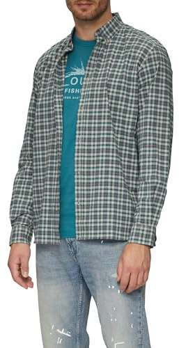 s.Oliver Regular Fit: Hemd aus Baumwollstretch mit Button-Down-Kragen