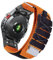 SumRioo QuickFit 26mm Armband für Garmin Fenix 7X Pro Solar/7X Pro/7X Solar/7X/6X Solar/6X Pro/6X/5X Plus/5X, Nylon Ersatzarmband für Garmin Fenix 3/3HR/Epix Pro 51mm/Tactix Delta Solar, Orange